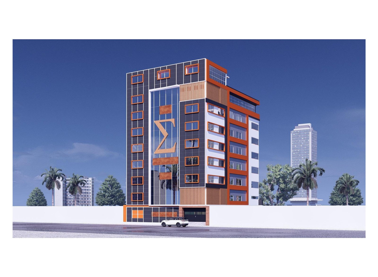 Établissement scolaire contemporain à façade expressive